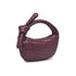 Lizbeth Woven Knot Clutch - Urban Expressions - Merlot